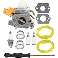 Hippotech 308054043 Carburador con Herramienta de Ajuste para Homelite Ryobi RY09800 RY28021 RY28041 RY28065 UT32601…